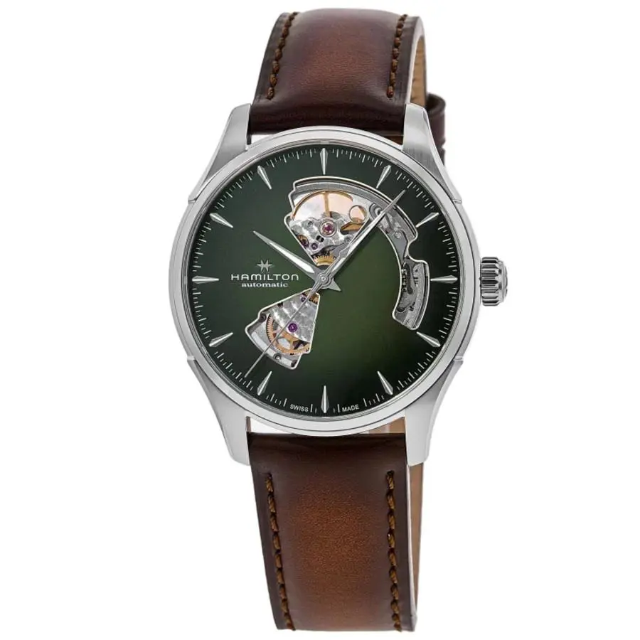 Hamilton Jazzmaster Open Heart Automatic Green Dial Men`s Watch H32705560