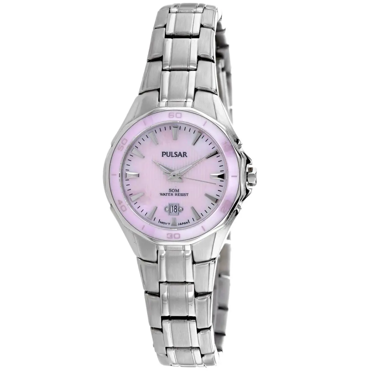 Women`s Classic Pink Dial Watch - PXT899 by Pulsar