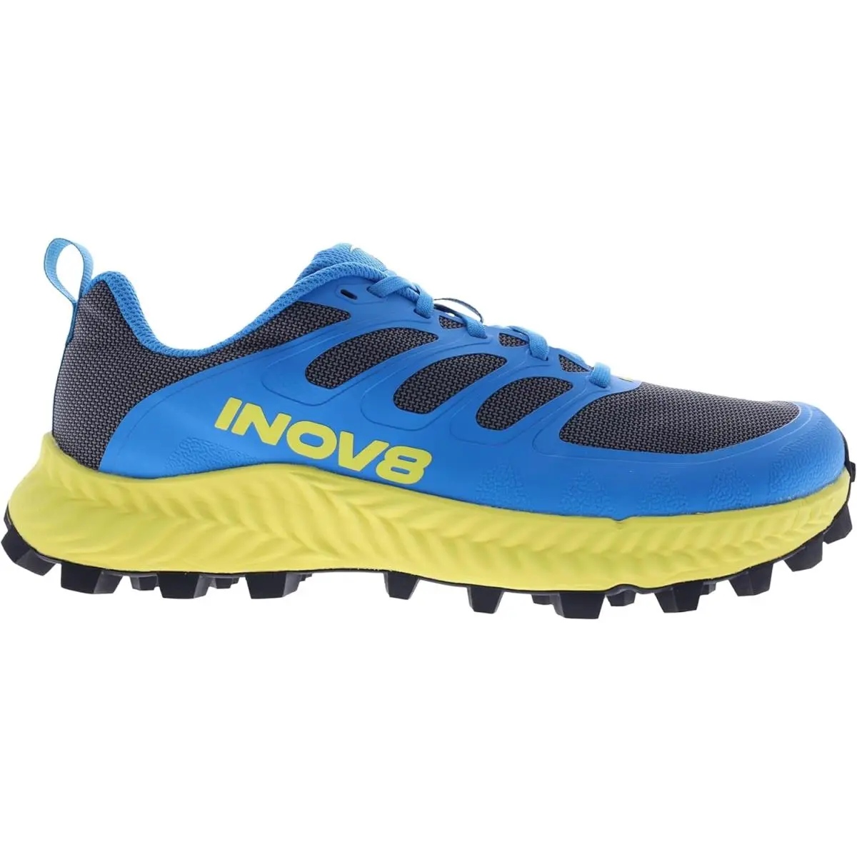 inov-8 shoes - Dark Grey/Blue/Yellow 5