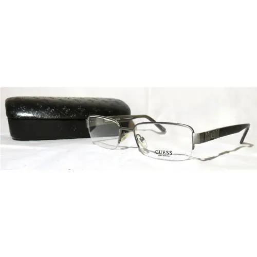 Guess GU1707 Eyewear Glasses 53-18-140 Gunmetal / Black Frame