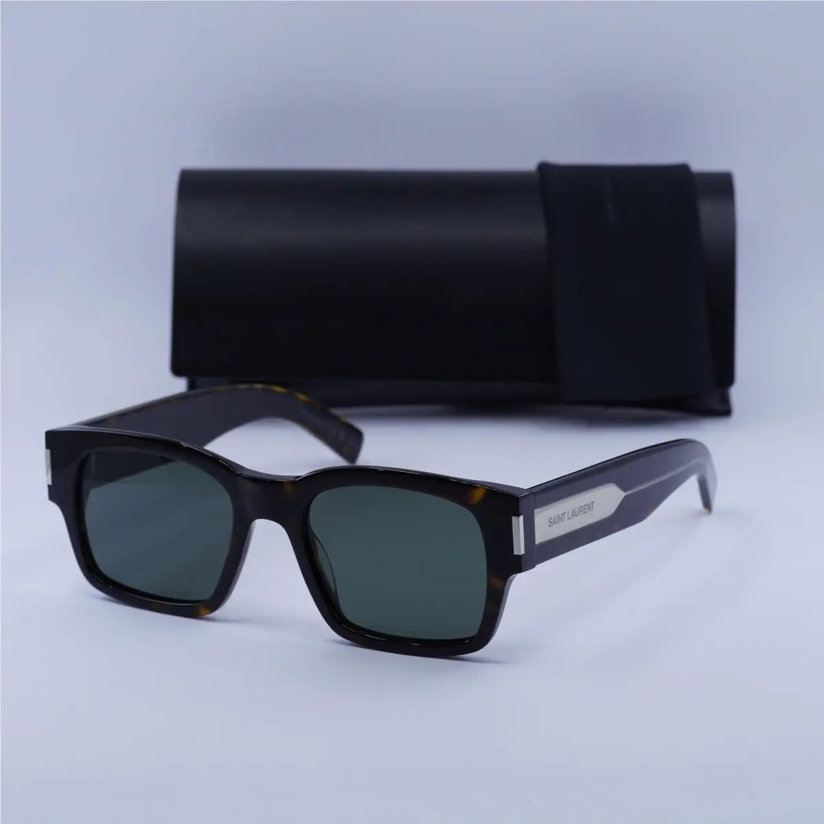 Saint Laurent SL617 002 Dark Havana/gray 53-20-145 Sunglasses by Yves Saint Laurent