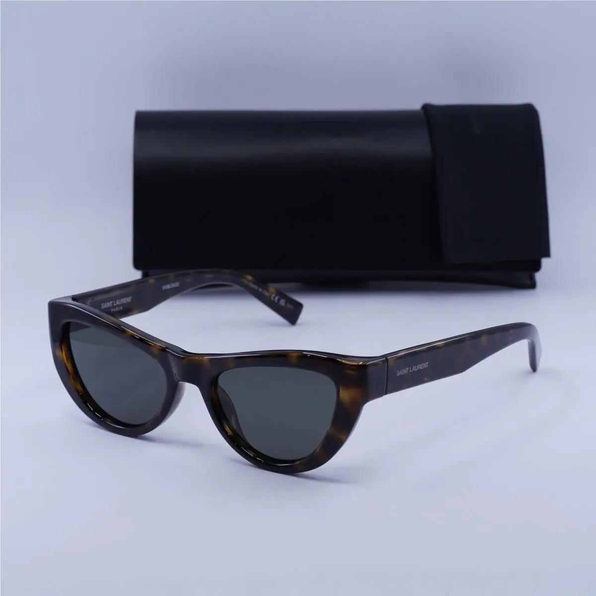 Saint Laurent SL676 003 Dark Havana/grey 53-19-145 Sunglasses by Yves Saint Laurent