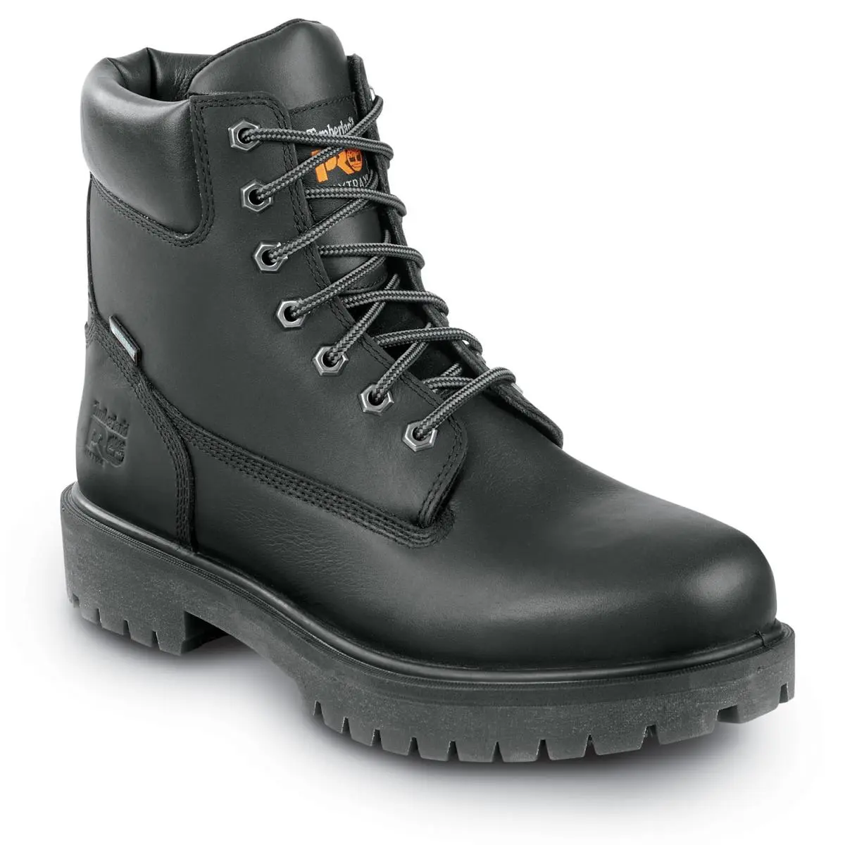 Pro 6IN Direct Attach Men`s Soft Toe EH Wp/insulated Work Boot Black by Timberland