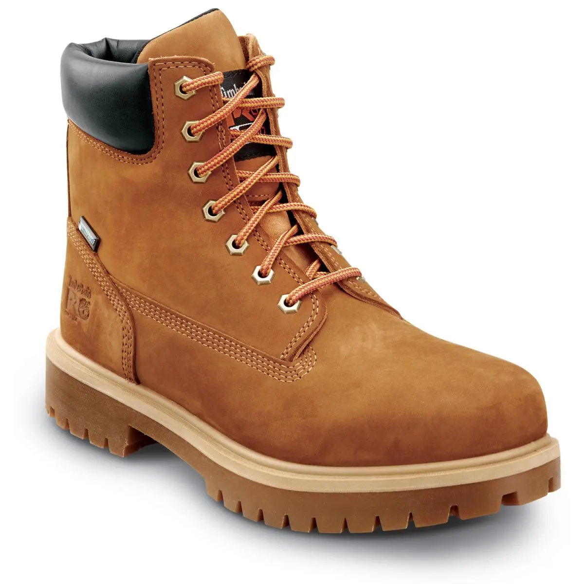 Pro 6IN Direct Attach Men`s Soft Toe EH Wp/insulated Work Boot Cinnamon by Timberland