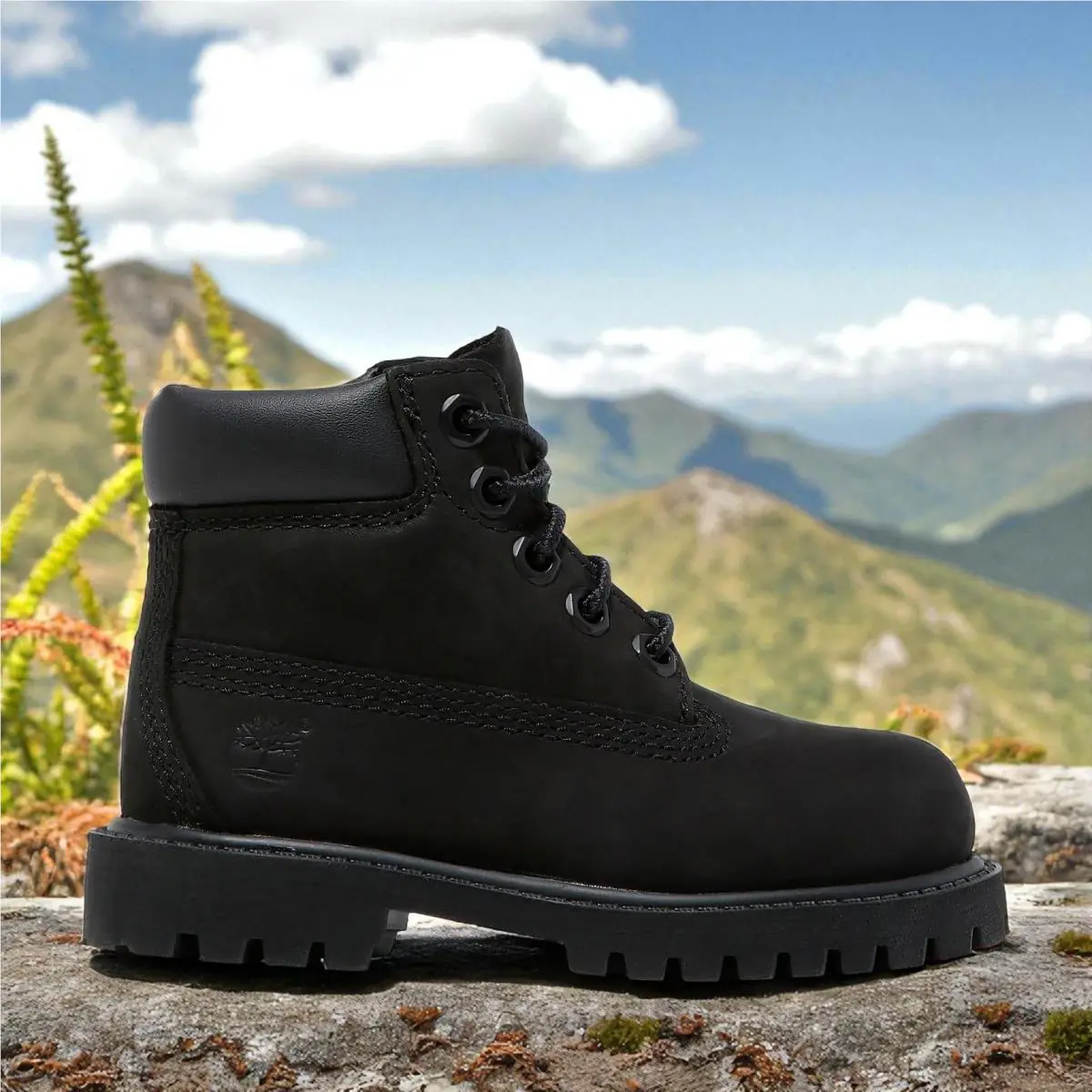 TB012807001 Toddlers Timberland 6 Inch Premium Boot `triple Black`