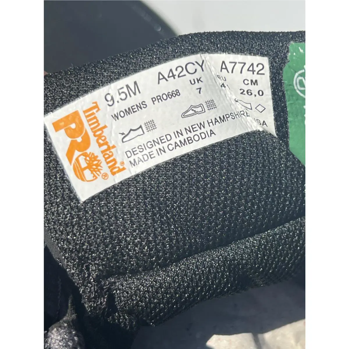 Timberland shoes - Pro - Pro - TB0A429Y001 - Black (UPC: 0196248123868) 4