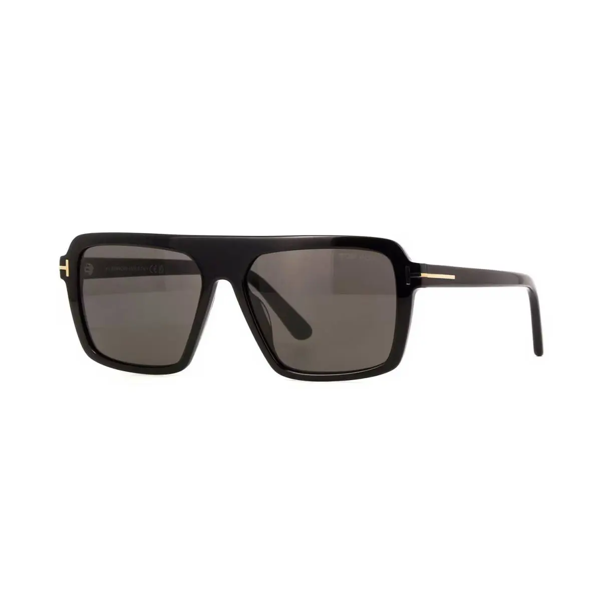 Tom Ford Vincent FT1176 Black/smoke 01A Sunglasses - Frame: Black, Lens: Smoke