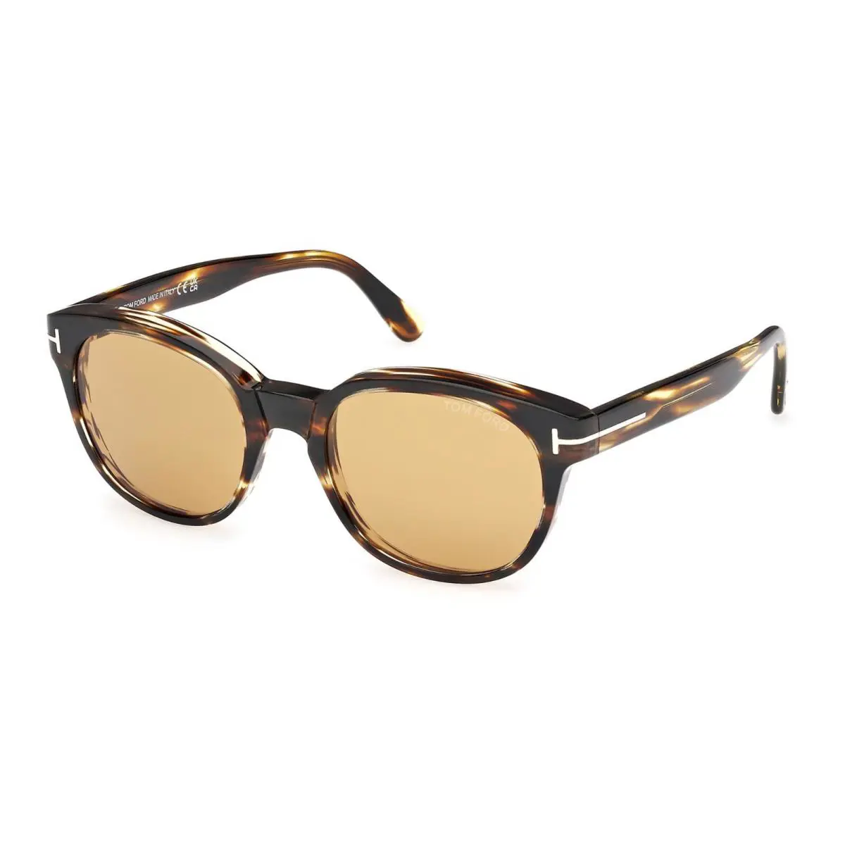 Tom Ford Mert FT1180 Dark Havana/light Brown 52E Sunglasses