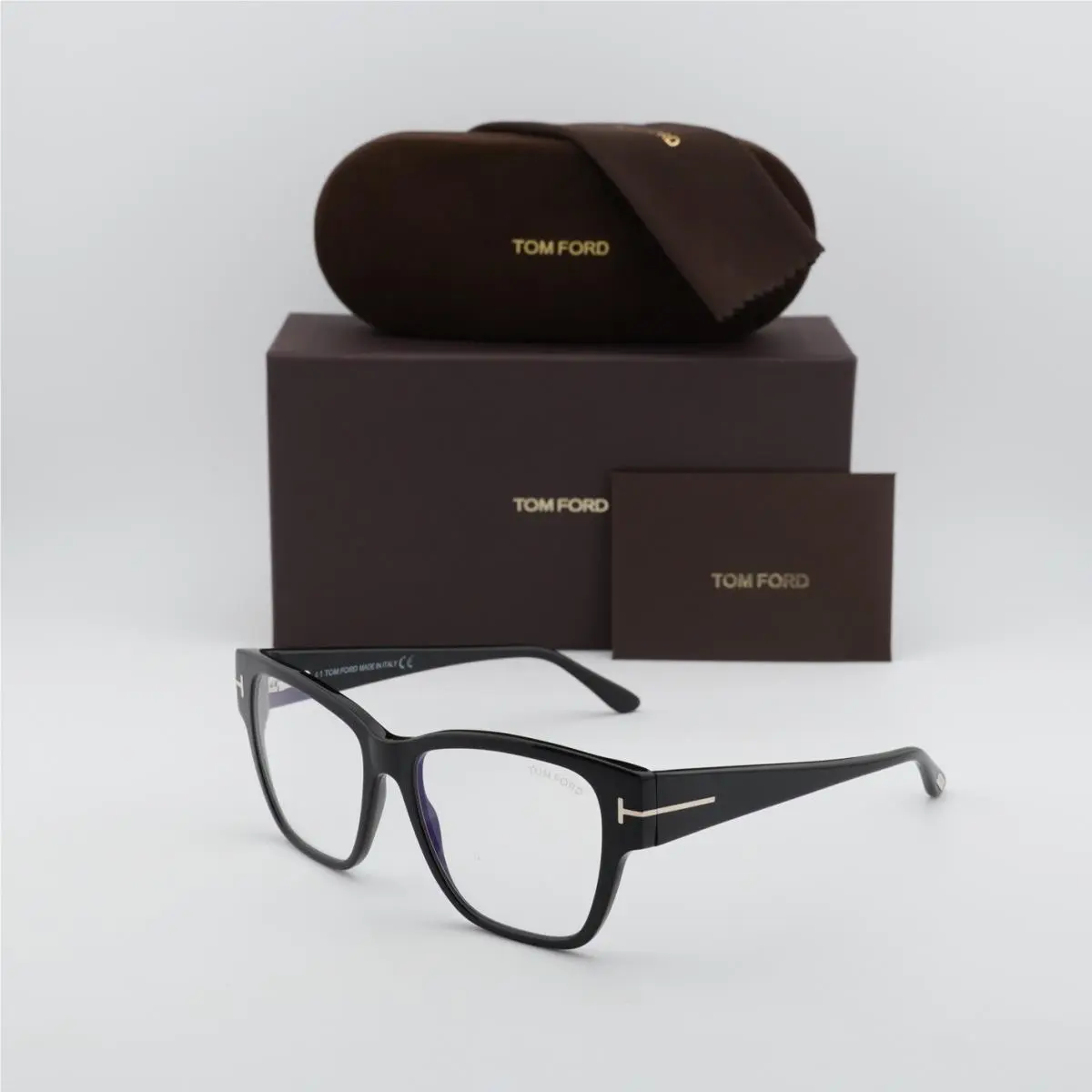 Tom Ford FT5745-B 001 Shiny Black 54mm Eyeglasses