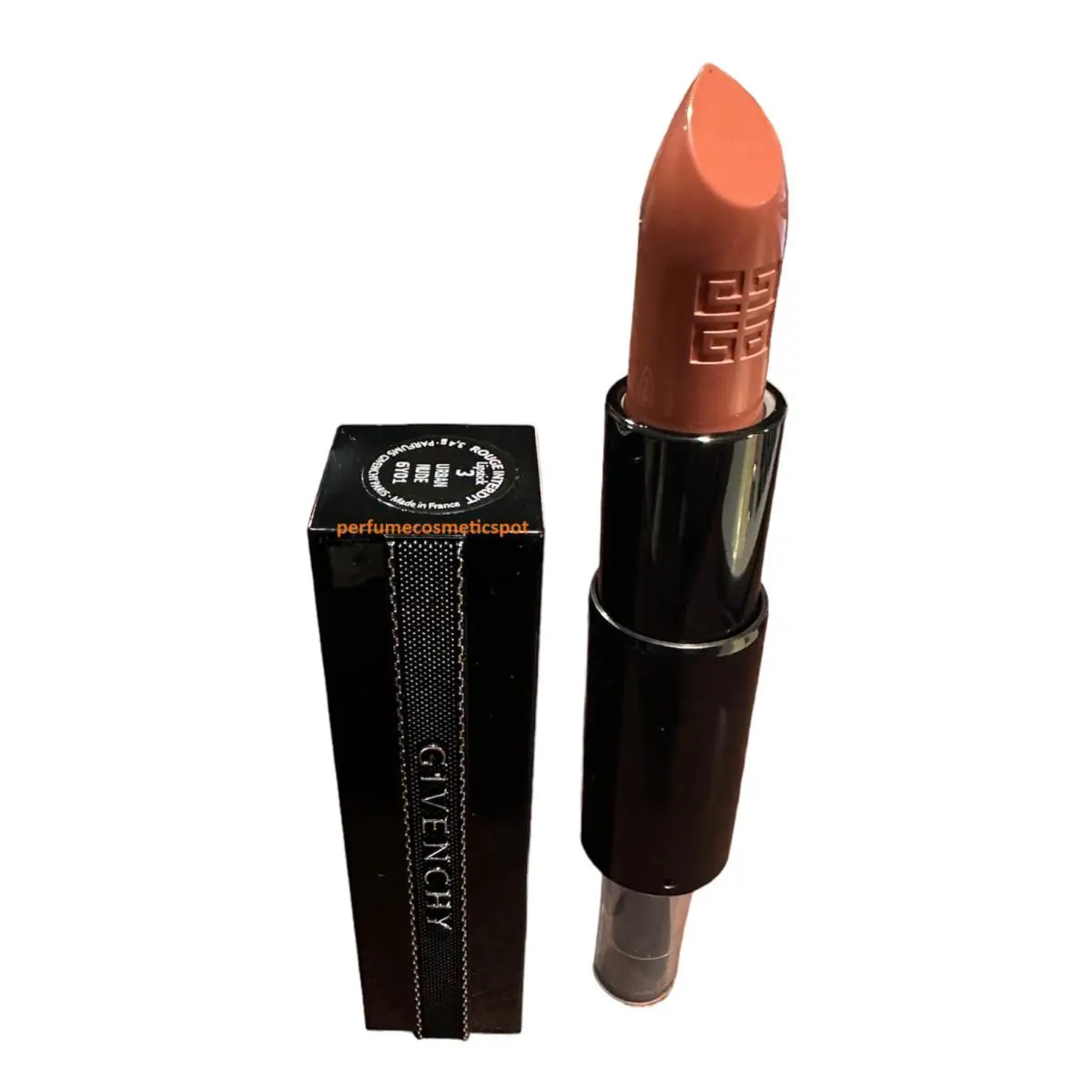 Rouge Interdit Satin Lipstick Comfort Hold .12 OZ - Select Color #3 URBAN NUDE by Givenchy