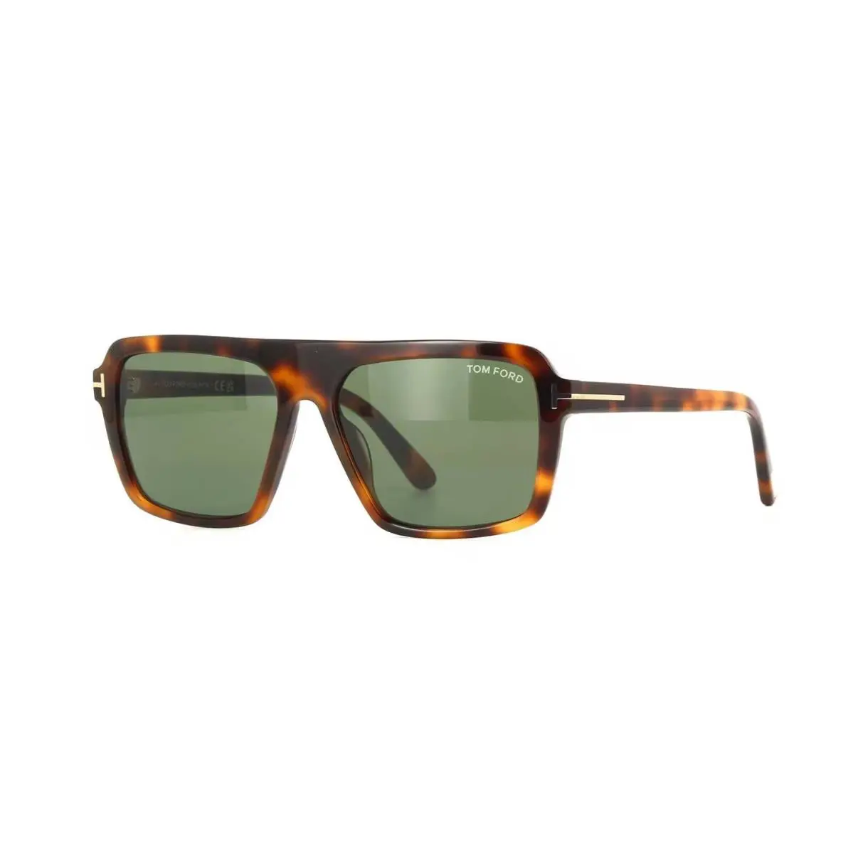Tom Ford Vincent FT1176 Dark Havana/green 53N Sunglasses
