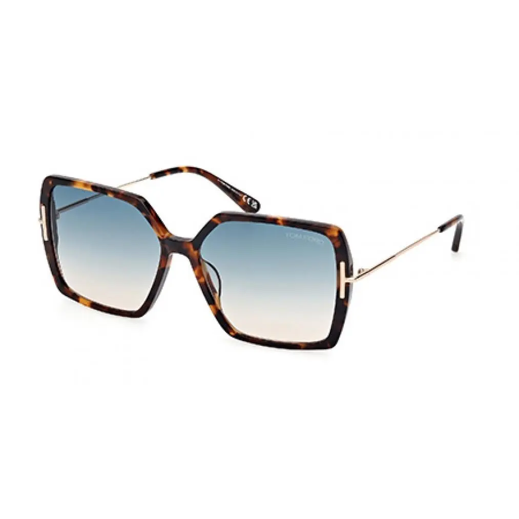 FT 1039 Sunglasses 52P Dark Havana by Tom Ford