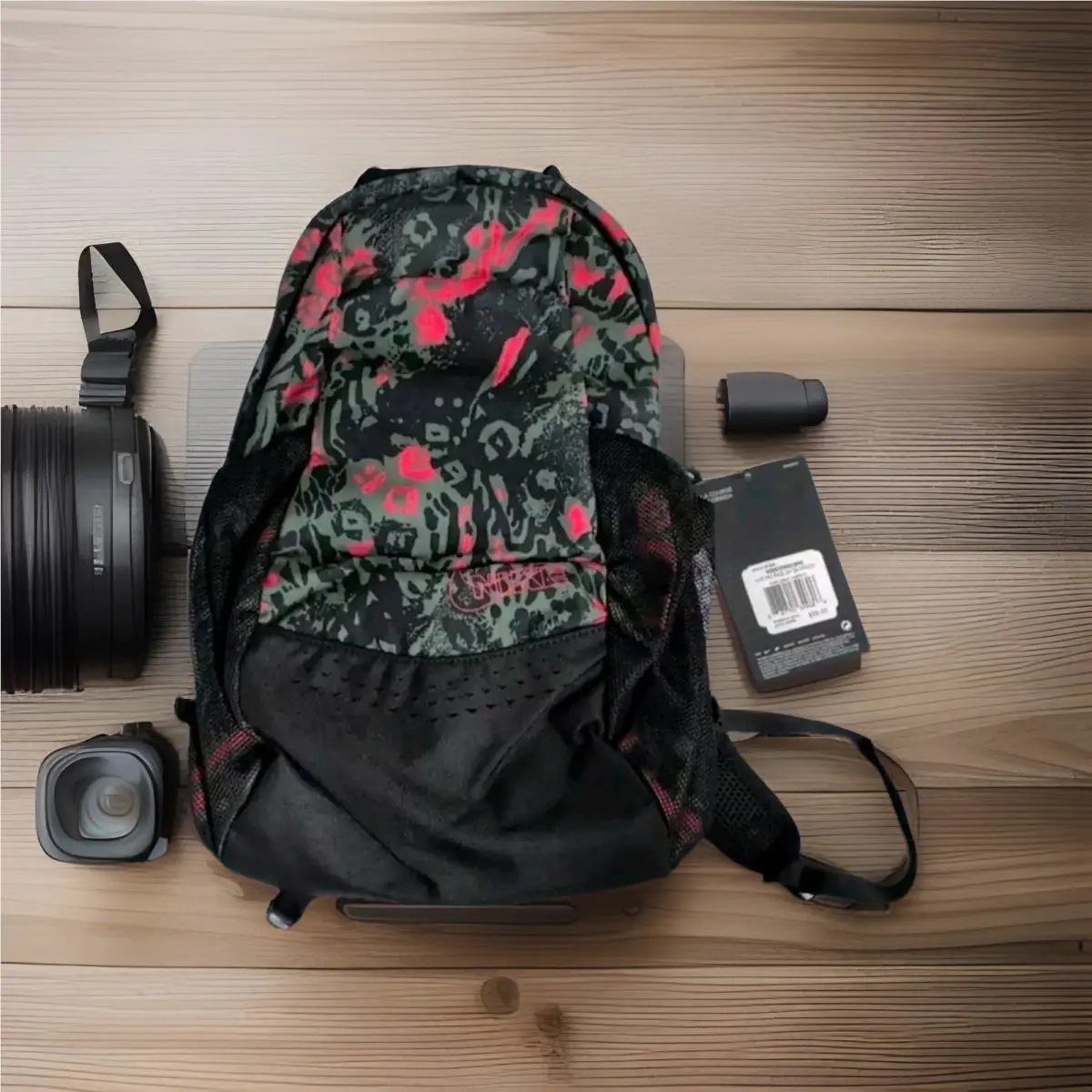 Nike Backpack Handbags Black/silver ns