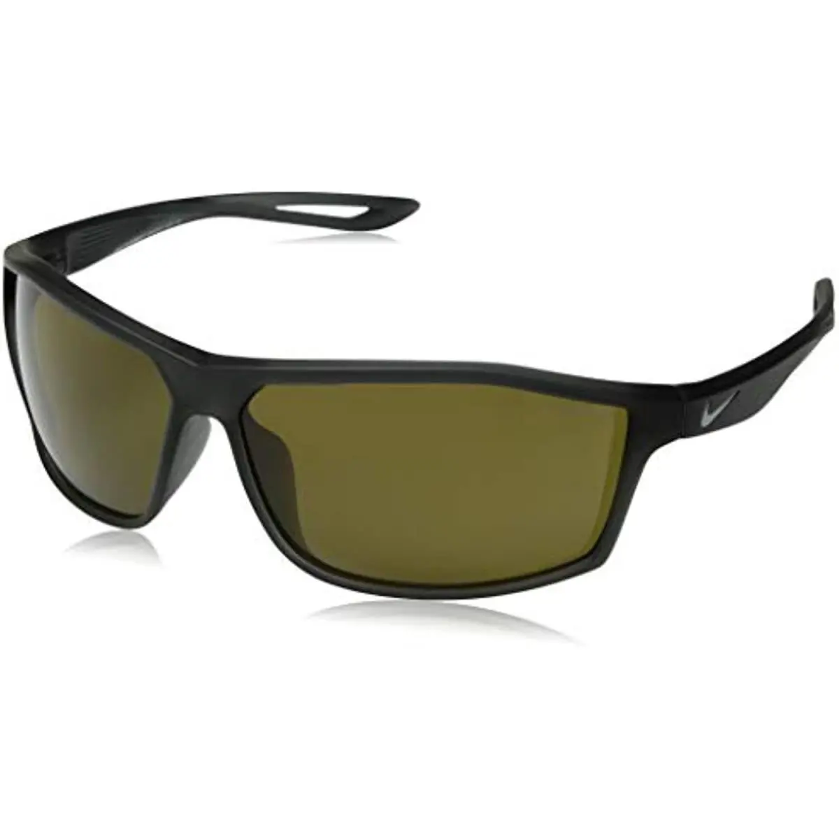 Nike EV1010-003 Matte Grey Sunglasses with Yellow Lenses Nike Cloth Bag