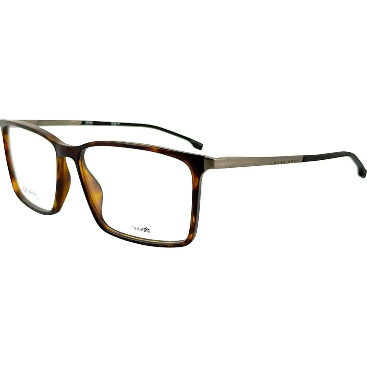 Hugo Boss 1251 Mens Plastic Eyeglass Frame 0N9P Matte Havana 58-15
