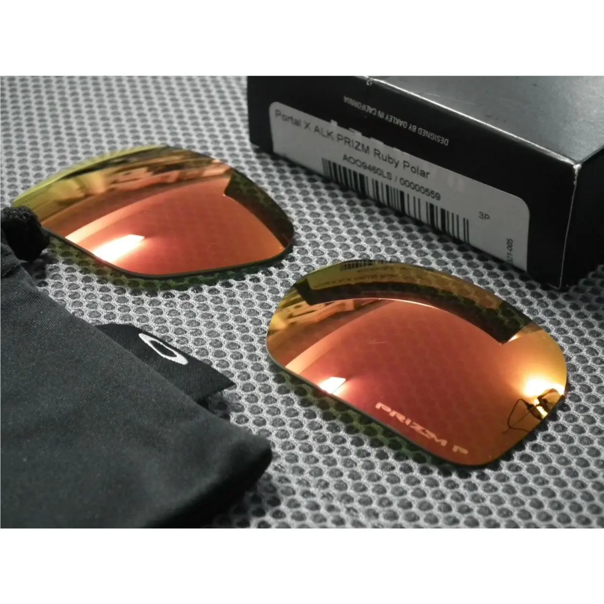 Oakley Portal X Polarized Prizm Ruby Replacement Lenses w/ Bag