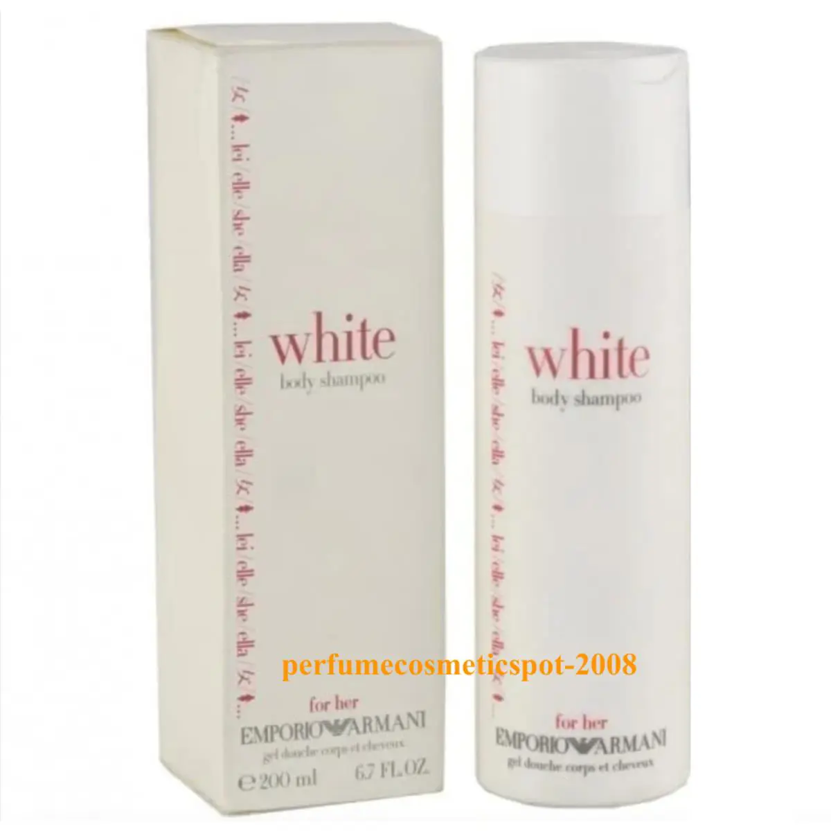 White Body Shampoo For Her Emporio Armani Body Shampoo Gel 6.7 OZ / 200 ML