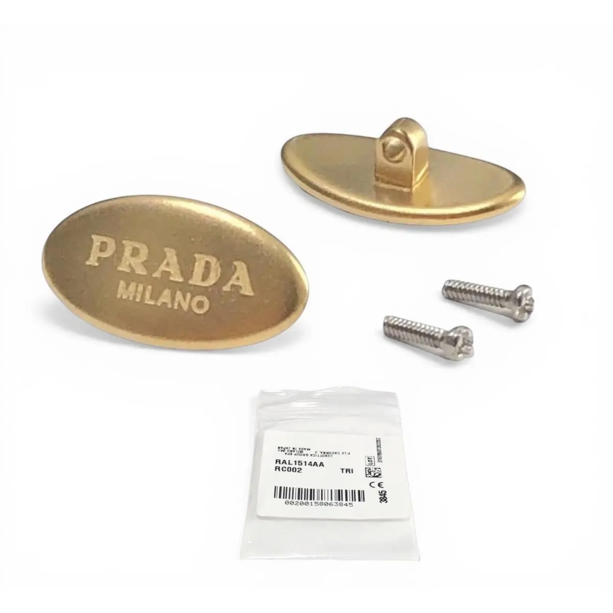 Prada Nose Pads Sunglasses Eyeglasses Golden Titanium 15mm Limited Made In Japan