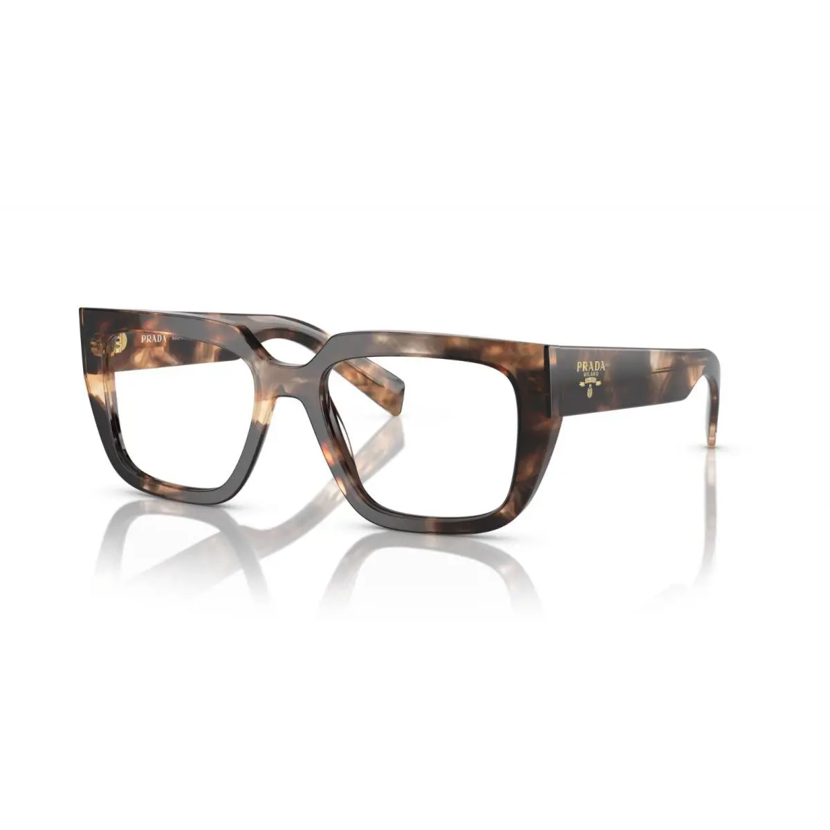 Prada PR A03V Caramel Havana 14P-1O1 50mm Eyeglasses