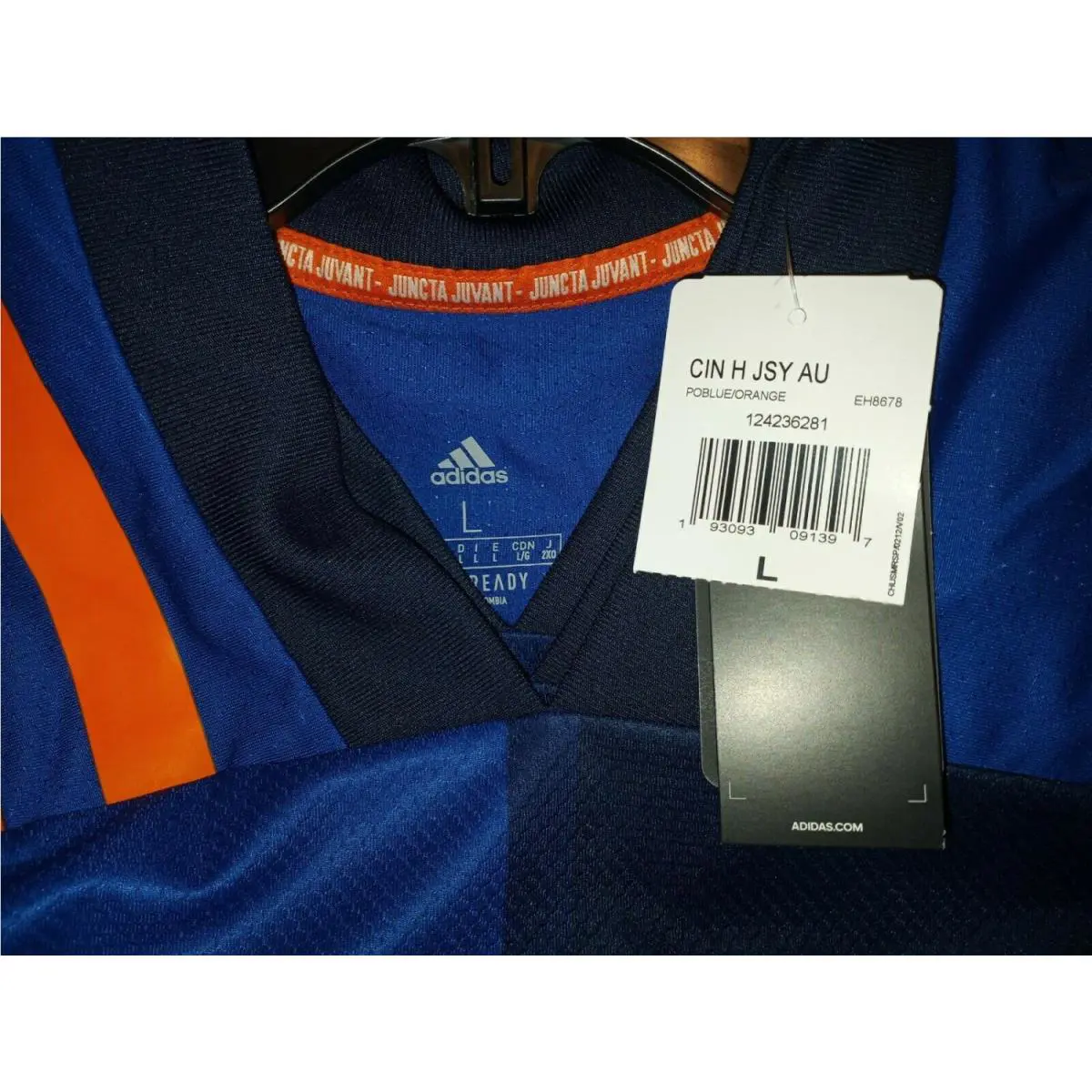 Adidas clothing - CIN H JSY AU - CIN JSY - POBLUE/ORANGE 3