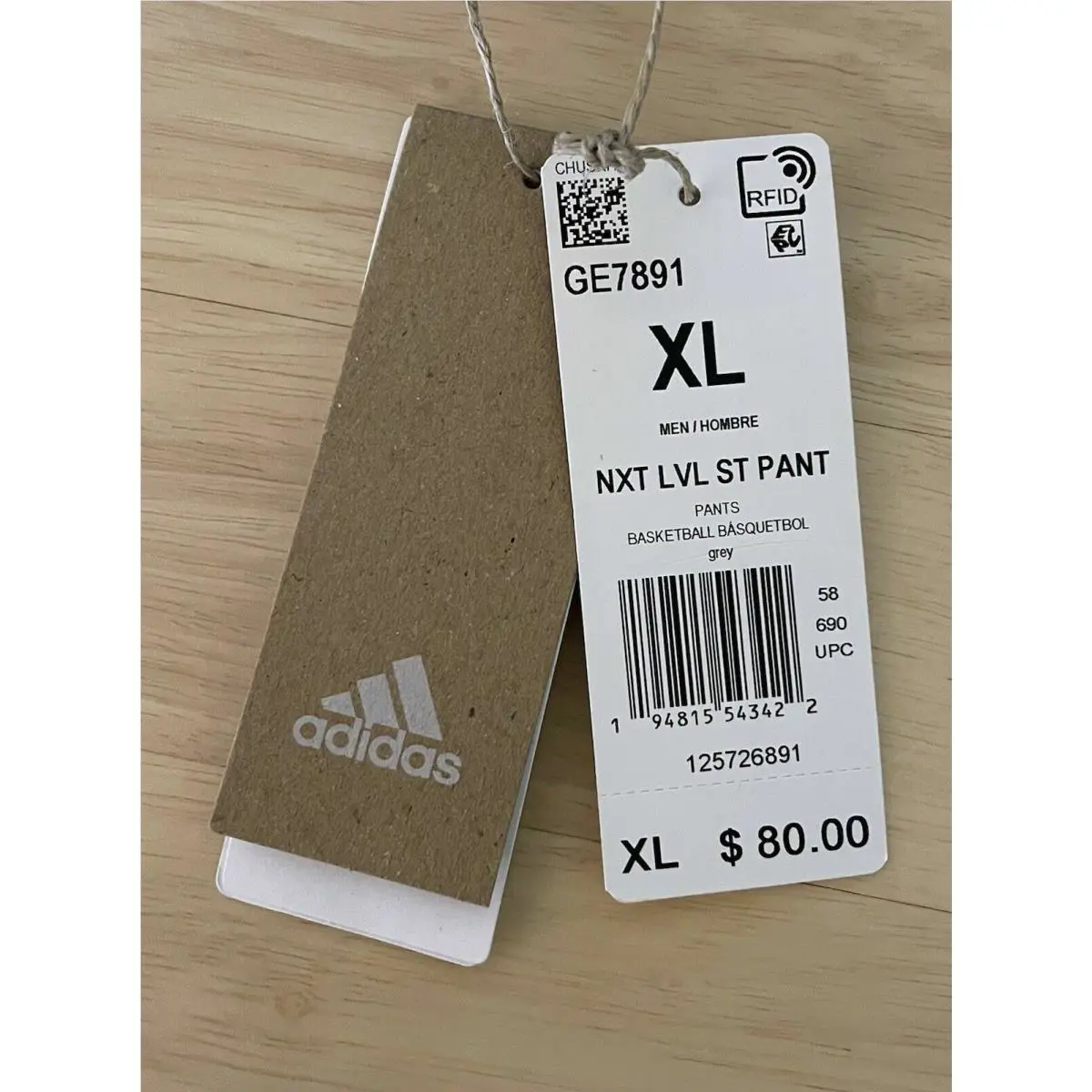 Adidas clothing - Adidas Next Level Street Pants - GE7891 - Gray 8