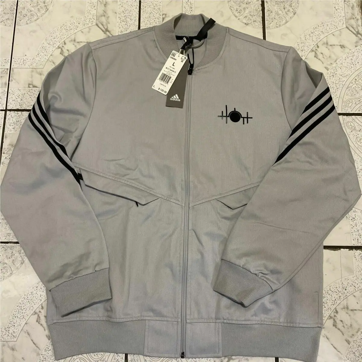 Mens Adidas X 007 James Bond Safin Track Jacket Gray GN6884