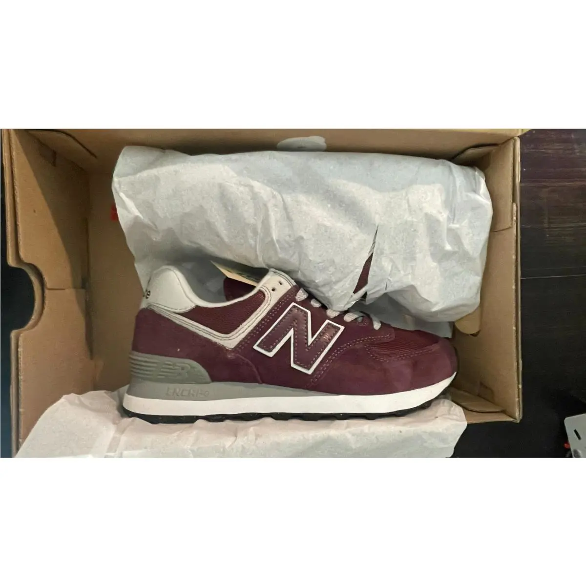 New Balance shoes - New Balance 574 - WL574EVM - Red 1