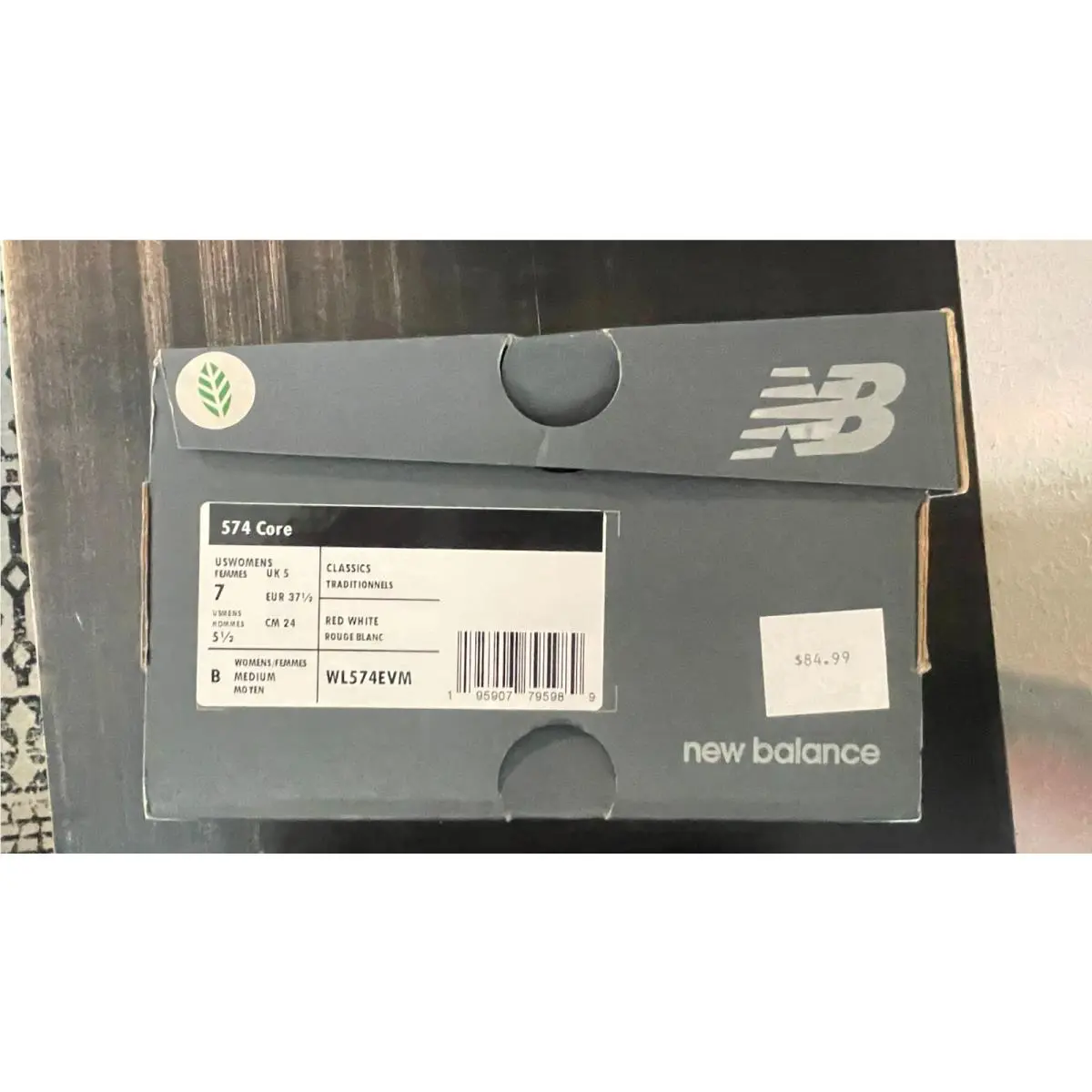New Balance shoes - New Balance 574 - WL574EVM - Red 2