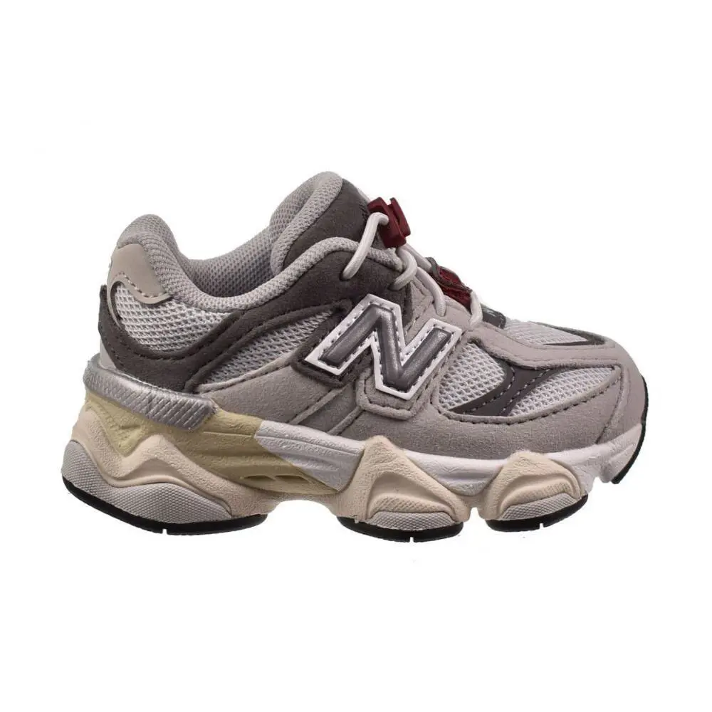 New Balance 9060 Wide Toddlers` Shoes Grey/white iv9060-gy-W - Grey/White