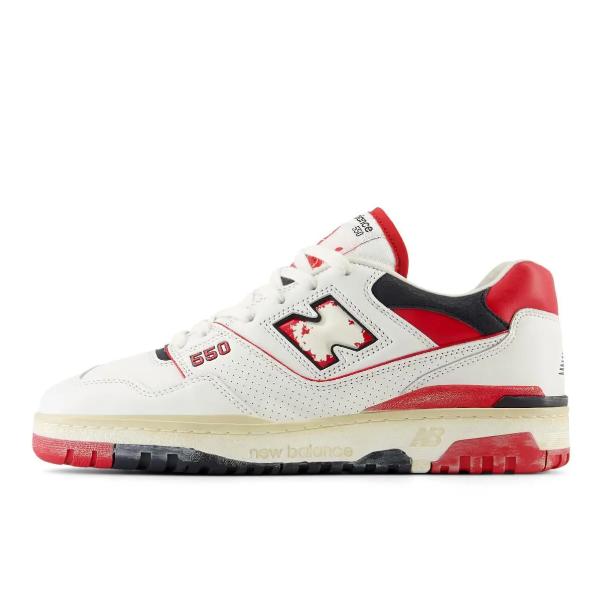 New Balance shoes - BB550VGA - BB550VGA - Sea Salt/Team Red/Black (UPC: 197375691411) 0