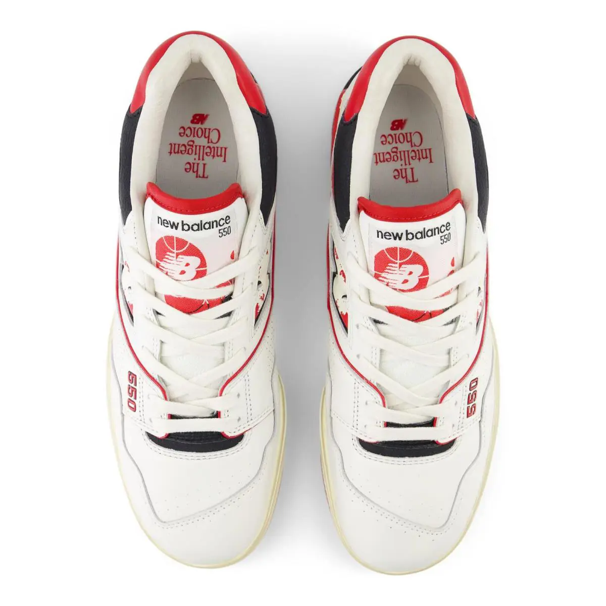 New Balance shoes - BB550VGA - BB550VGA - Sea Salt/Team Red/Black (UPC: 197375691411) 3