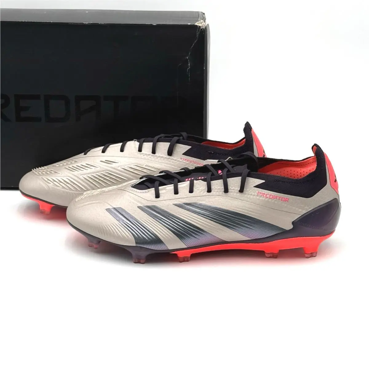Men`s Size 9 / Women`s 10 Adidas Predator Elite FG Soccer Cleats IF8868 Metallic
