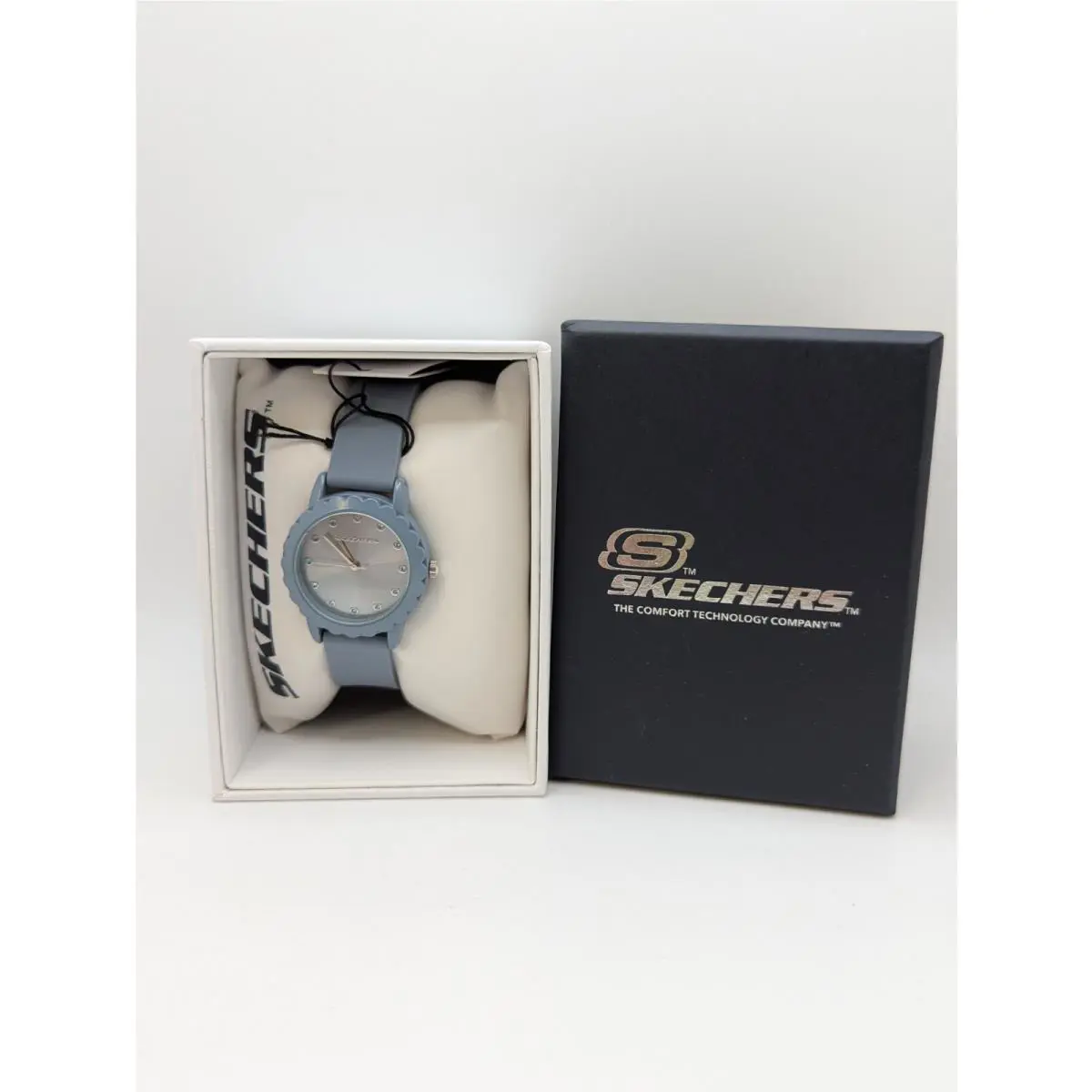 Skechers Anaheim SR6239 Womens Blue Quartz Round Analog Display Wristwatch