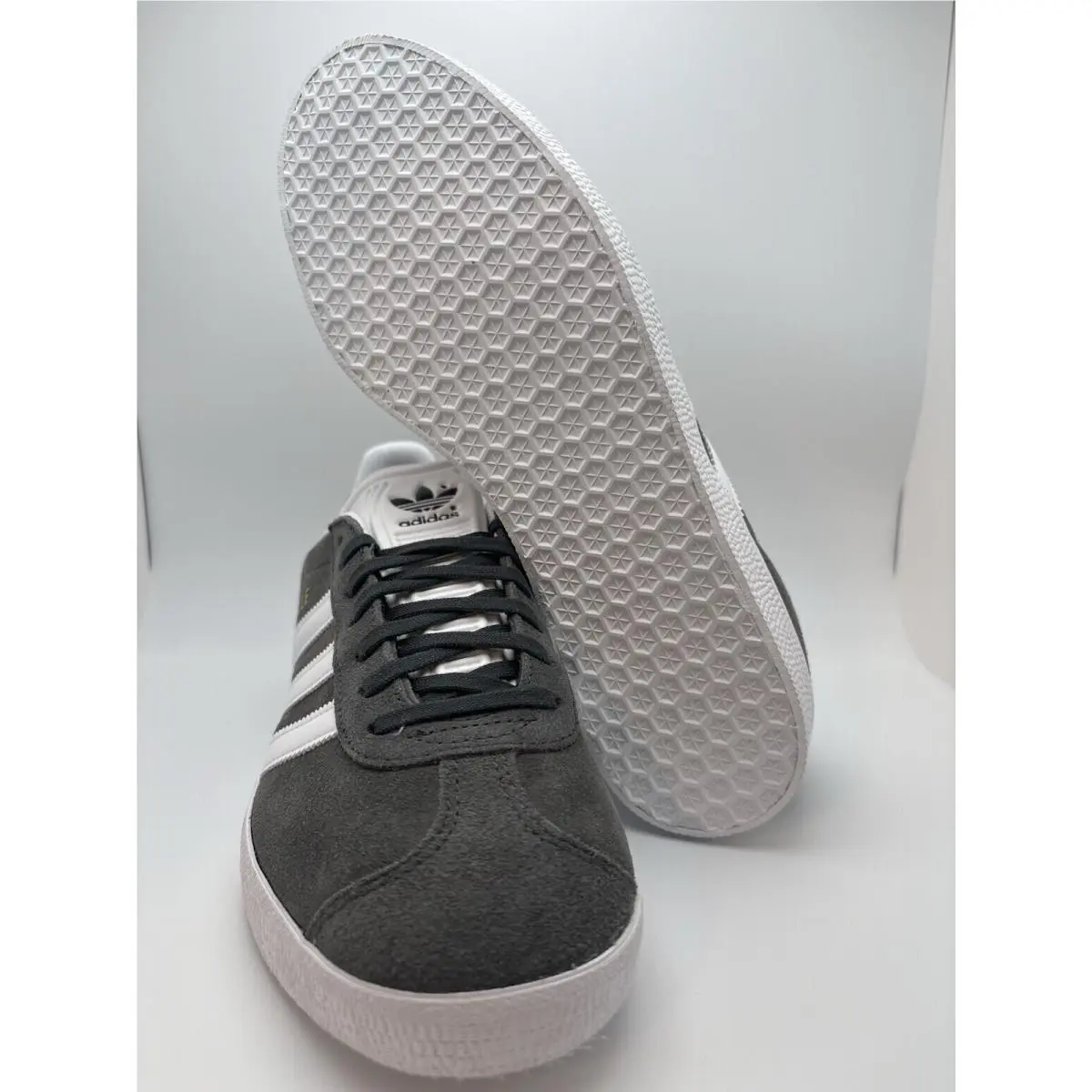 Adidas shoes - adidas Gazelle - Gazelle - Adidas Originals Gazelle - Gray/white/gold Metallic 1