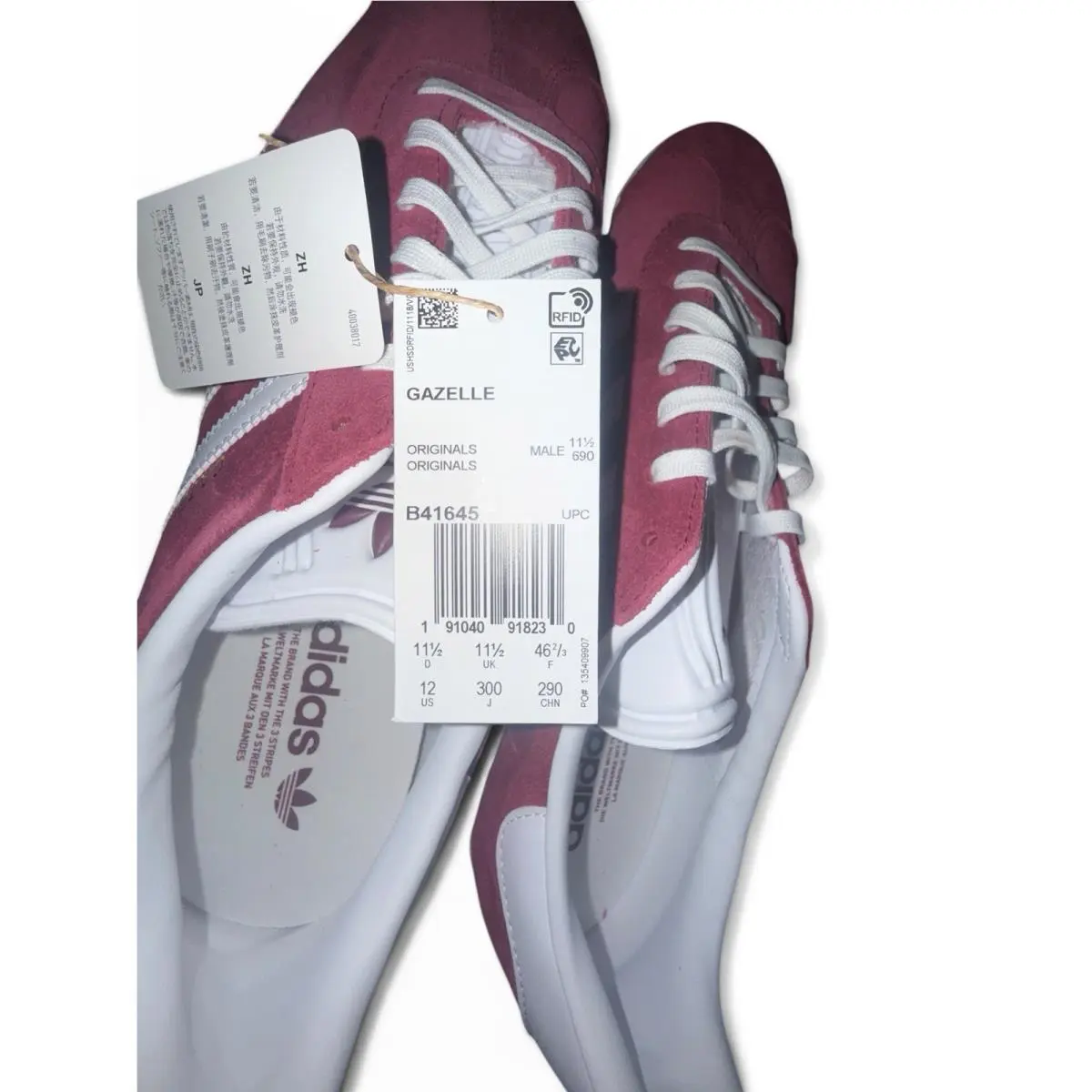 Adidas shoes - adidas Gazelle - Gazelle - Adidas Originals Gazelle - Collegiate Burgundy 6