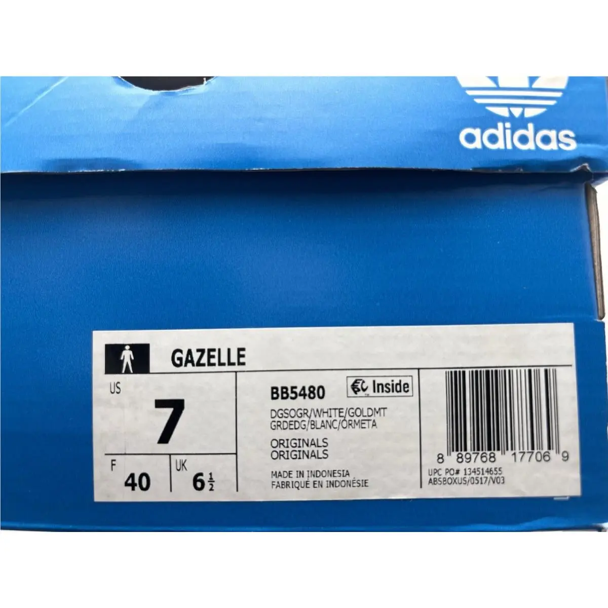 Adidas shoes - adidas Gazelle - Gazelle - Adidas Originals Gazelle - Gray/white/gold Metallic 8