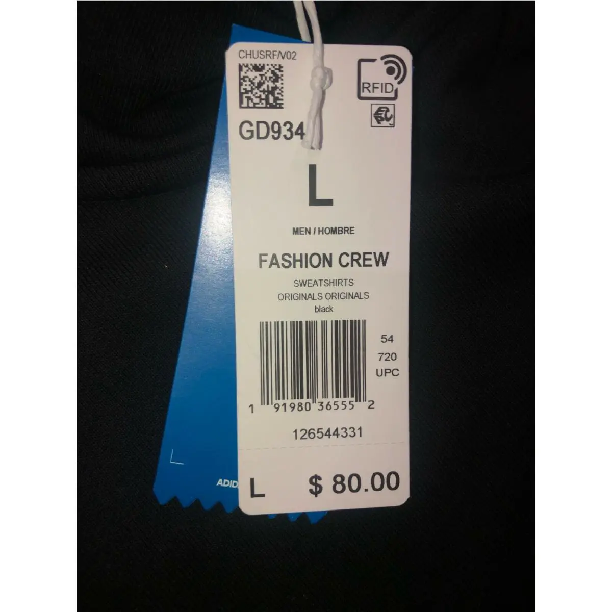 Adidas clothing - GD9348 - GD9348 - Black 2