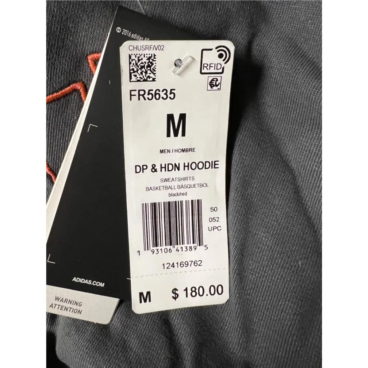 Adidas clothing - Gray (UPC: 193106413895) 14