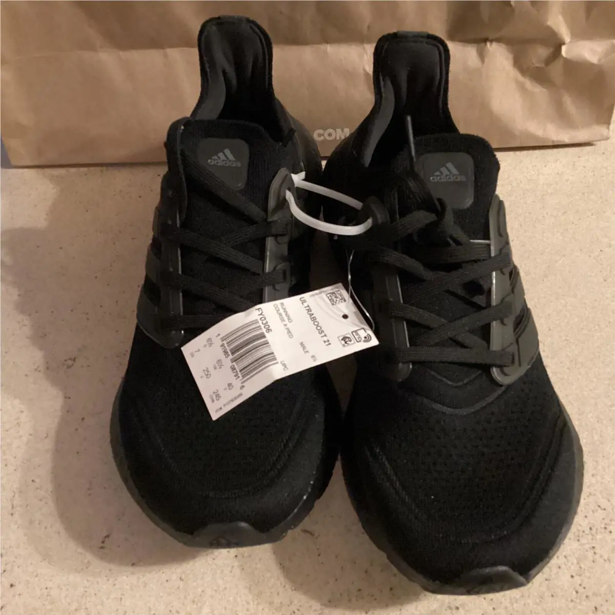 Adidas shoes - Adidas Ultra Boost 21 FY0306 - FY0306 - Core Black (UPC: 191985087916) 0