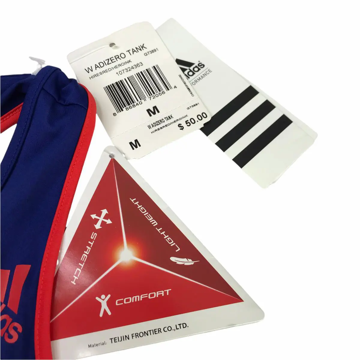 Adidas clothing - Adizero - Adizero - Red (UPC: 886840720564) 6