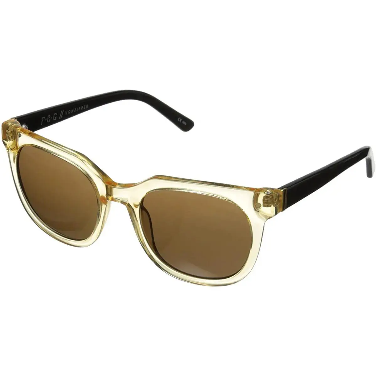Vonzipper Adult Wooster Buff Translucent Gloss One Size Sunglasses