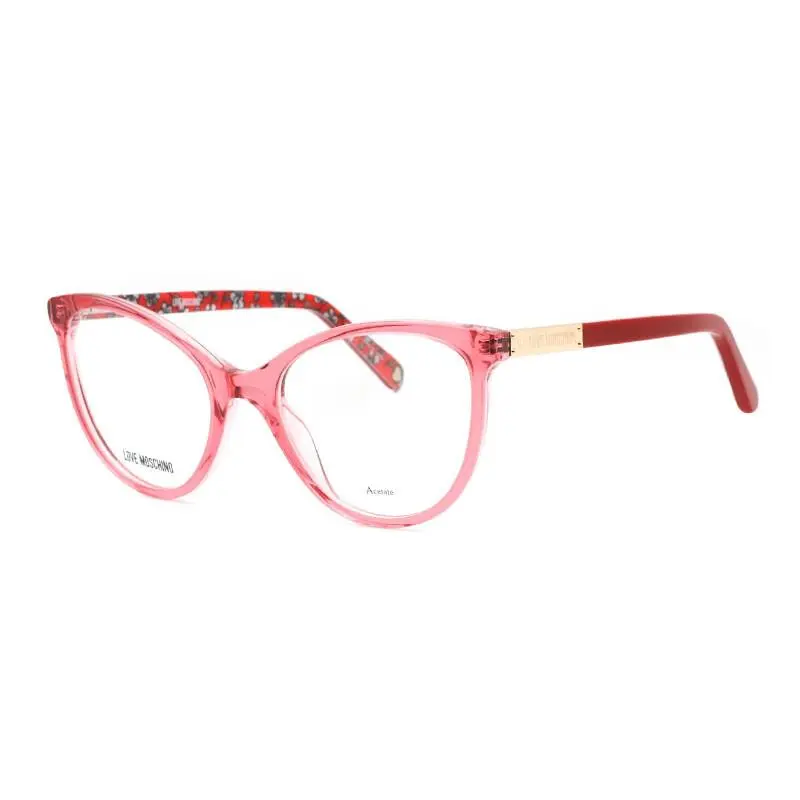 Moschino Love Mol 574 0C9A 00 Transparent Red 53mm Eyeglasses - Frame: Transparent Red, Lens: Clear Demo Lenses, code: 0C9A00
