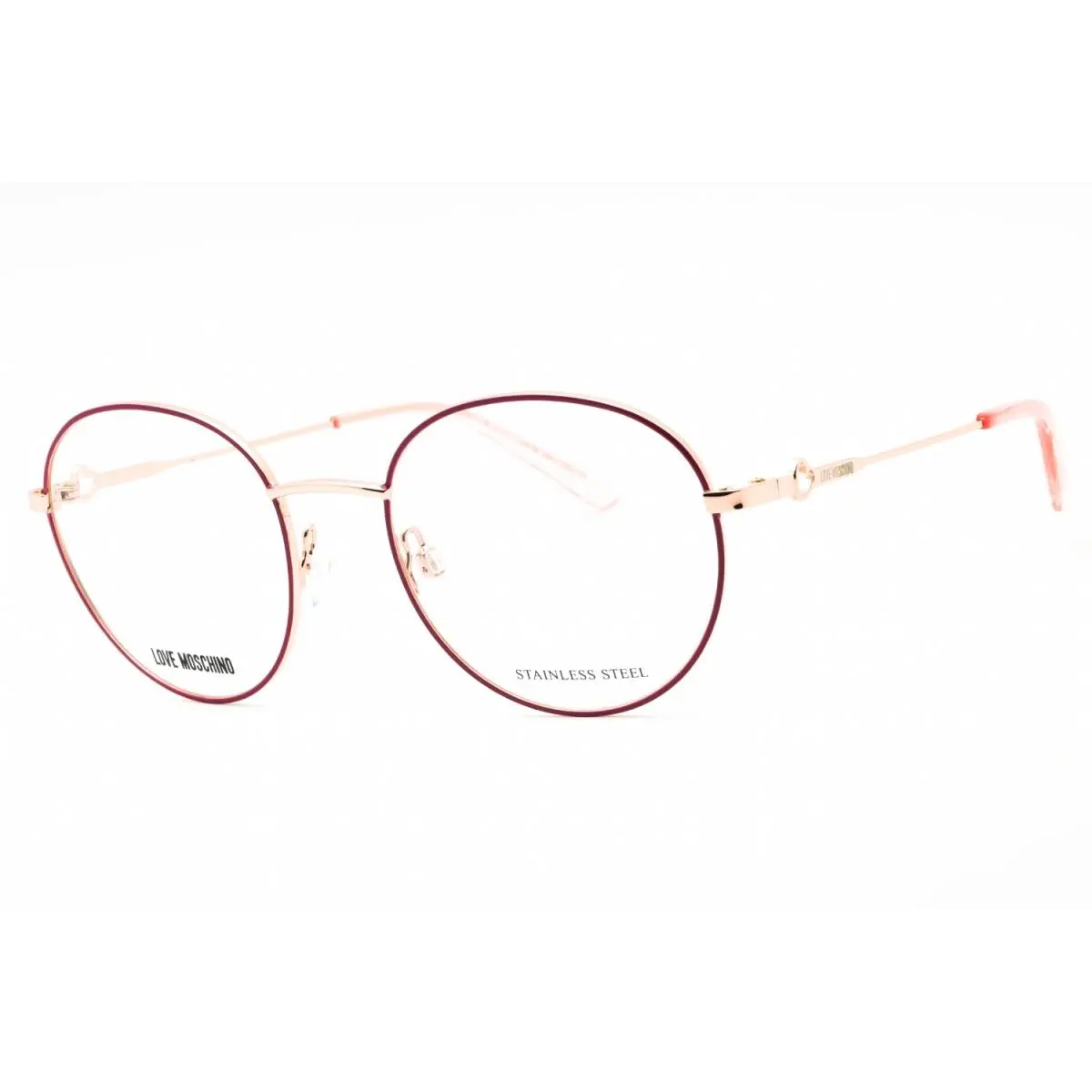 Love Women Eyeglasses Size 52mm-140mm-20mm by Moschino