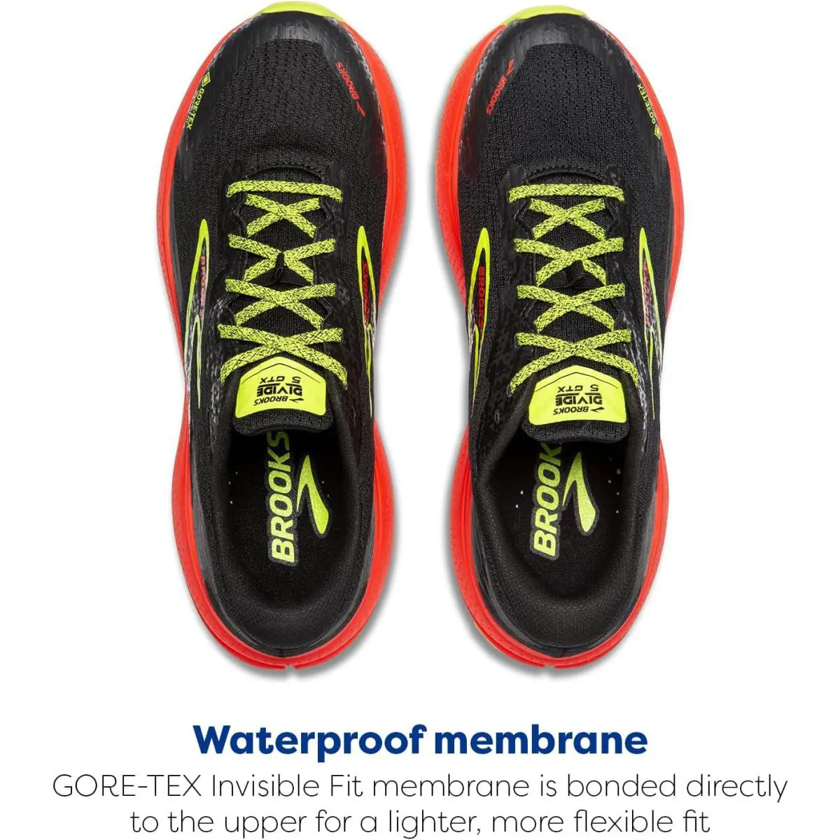 Brooks shoes - Black/Cherry/Lime 2