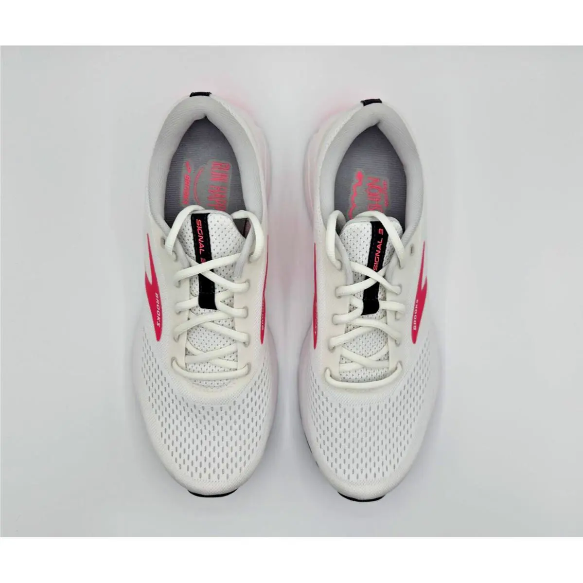Brooks shoes - Brooks Signal 3 - Signal - White/Pink 5