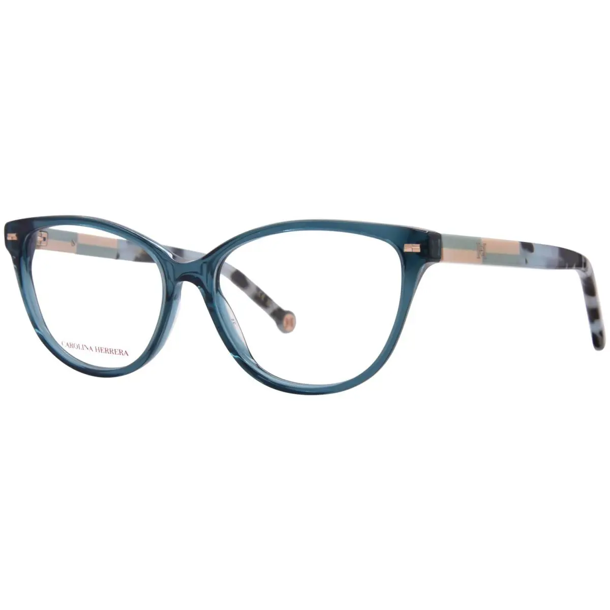 HER-0190 3IO Eyeglasses Women`s Green/nude Full Rim 54mm by Carolina Herrera