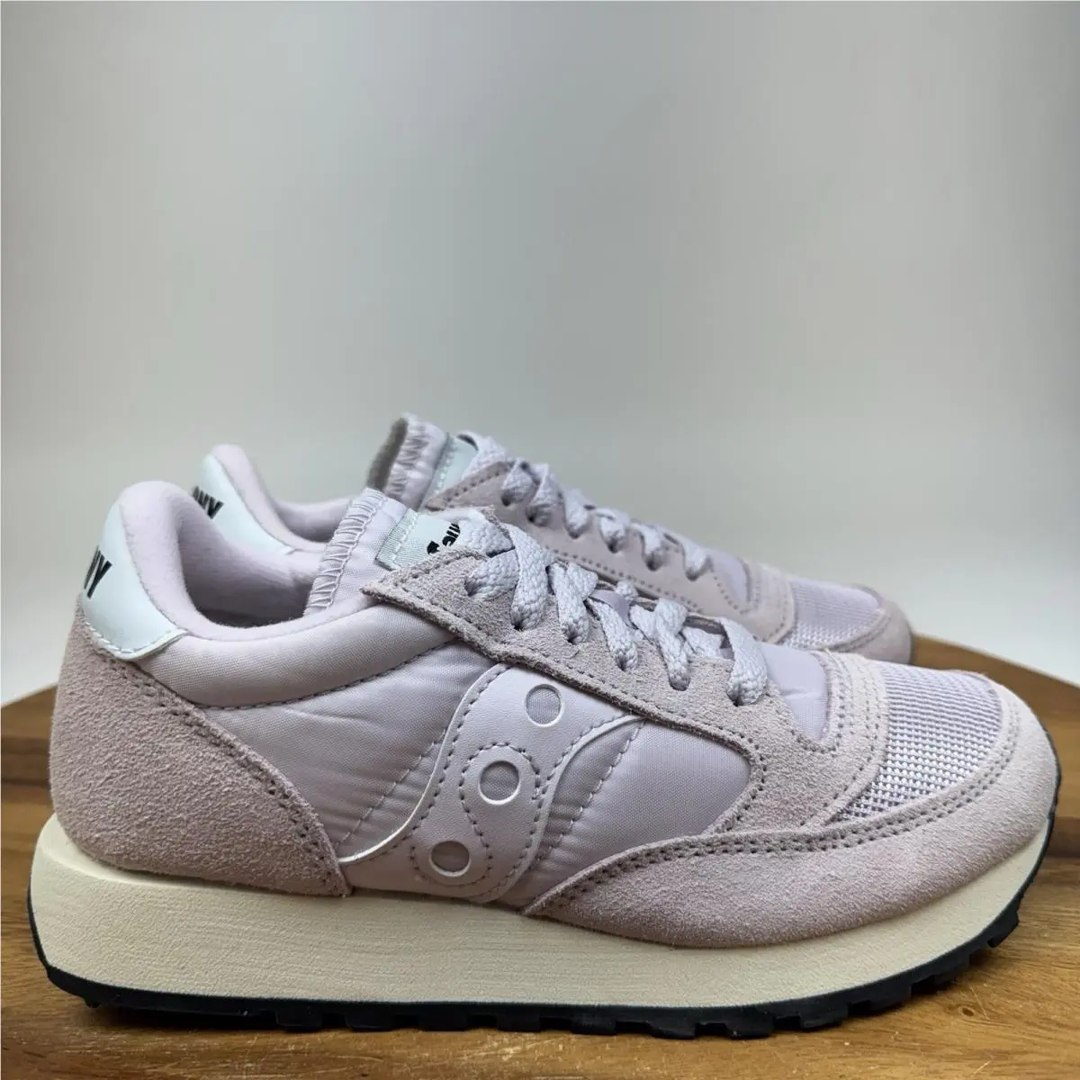 Womens Saucony Jazz Vintage Orchid Violet Suede Sneakers Size 5