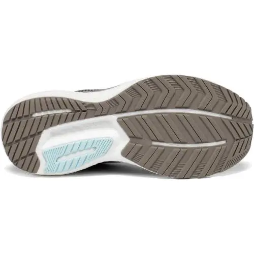 Saucony shoes - Saucony® Women`s 5 WIDE Triumph 18 Running Shoes in Charcoal/Sky- - S10596-40 - Gray 3