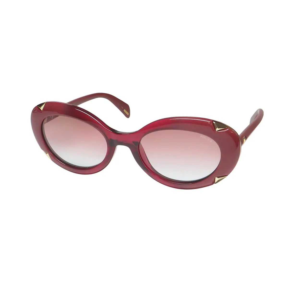 SPLA16 Cat Eye Sunglasses UV Rays Protection Famous Designer Burgundy by Police