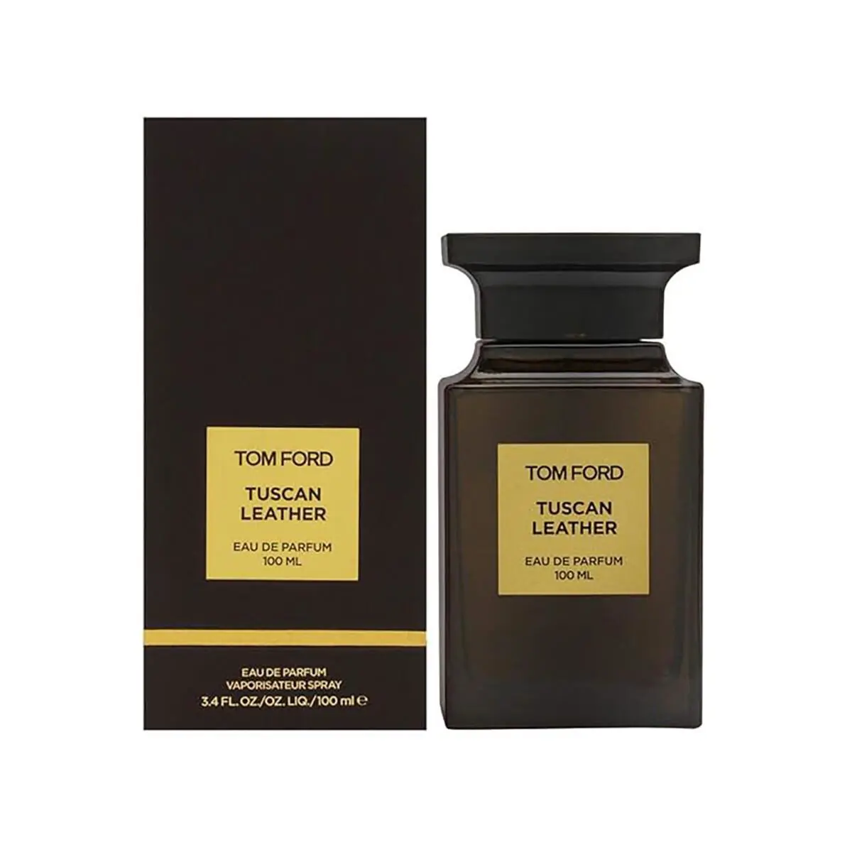 Tom Ford Tuscan Leather Eau De Parfum Spray - Size 3.4 Oz. / 100mL - Box